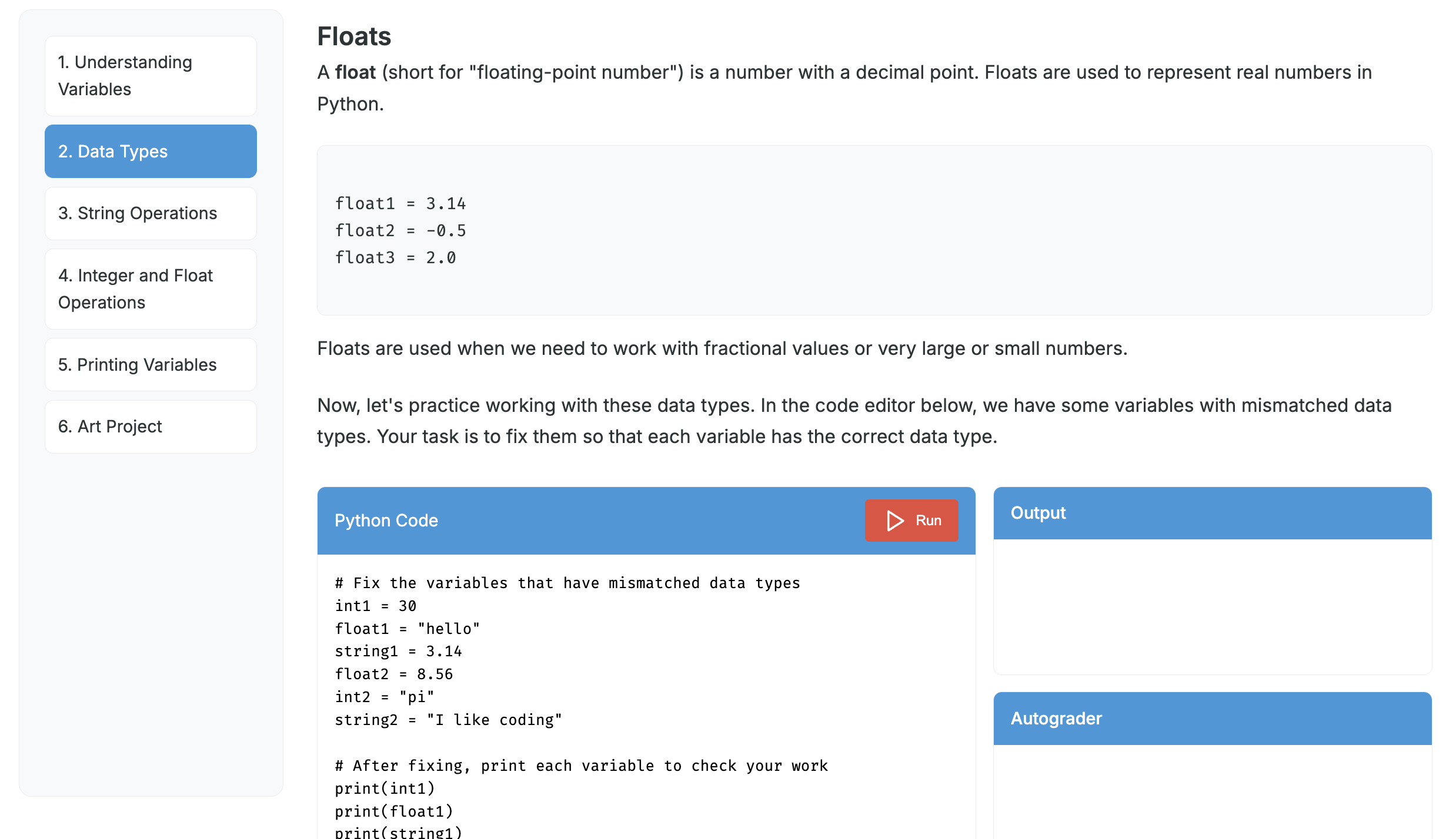 Interactive Lesson Preview